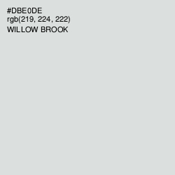 #DBE0DE - Willow Brook Color Image